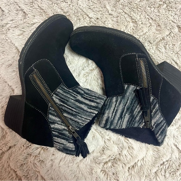 B.O.C. Black Suede Bohemian Boots
 Size 7.5 - Picture 1 of 8